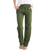 Lightweight Elastic Waist Summer Pants For Women
