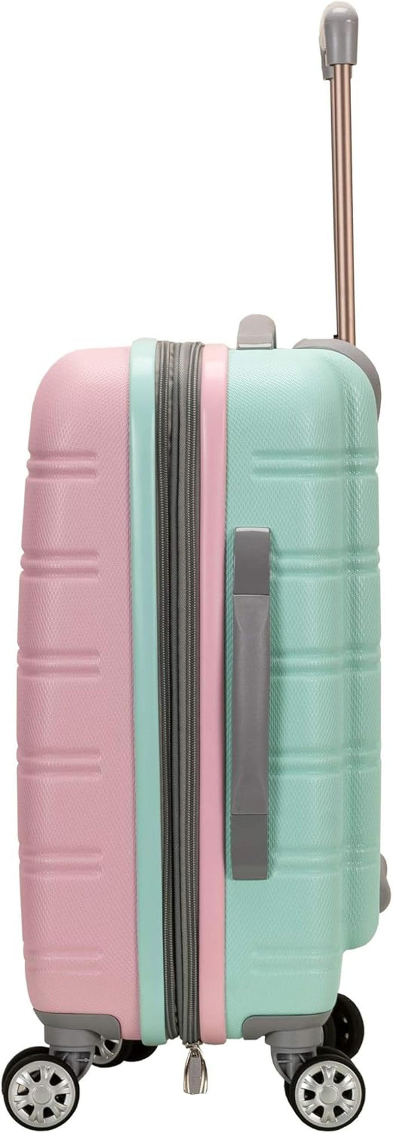 Lightweight Expandable Hard Shell Suitcase With Double Spinner Wheels