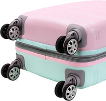 Lightweight Expandable Hard Shell Suitcase With Double Spinner Wheels