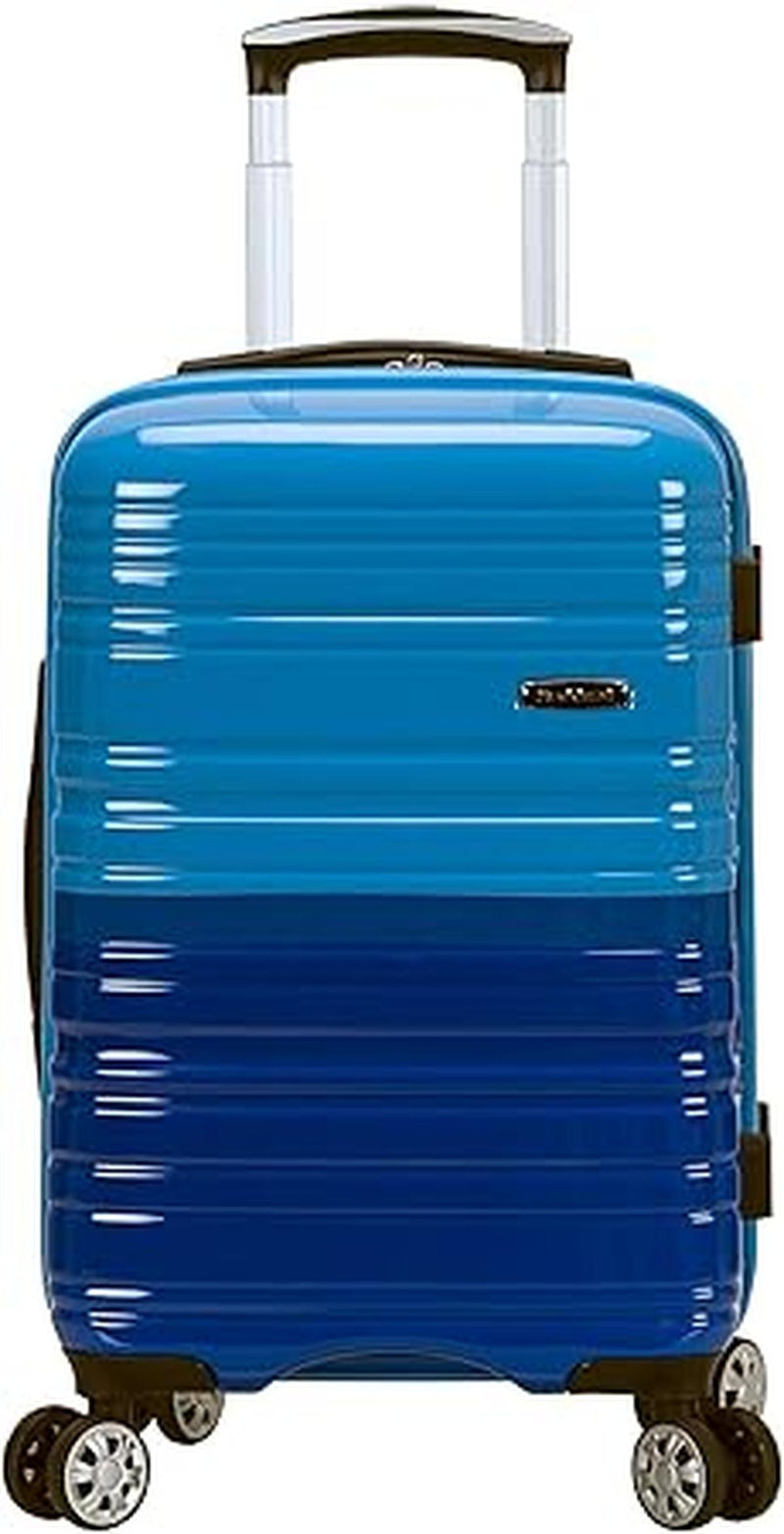 Lightweight Expandable Hard Shell Suitcase With Double Spinner Wheels