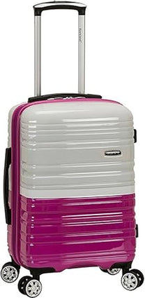 Lightweight Expandable Hard Shell Suitcase With Double Spinner Wheels