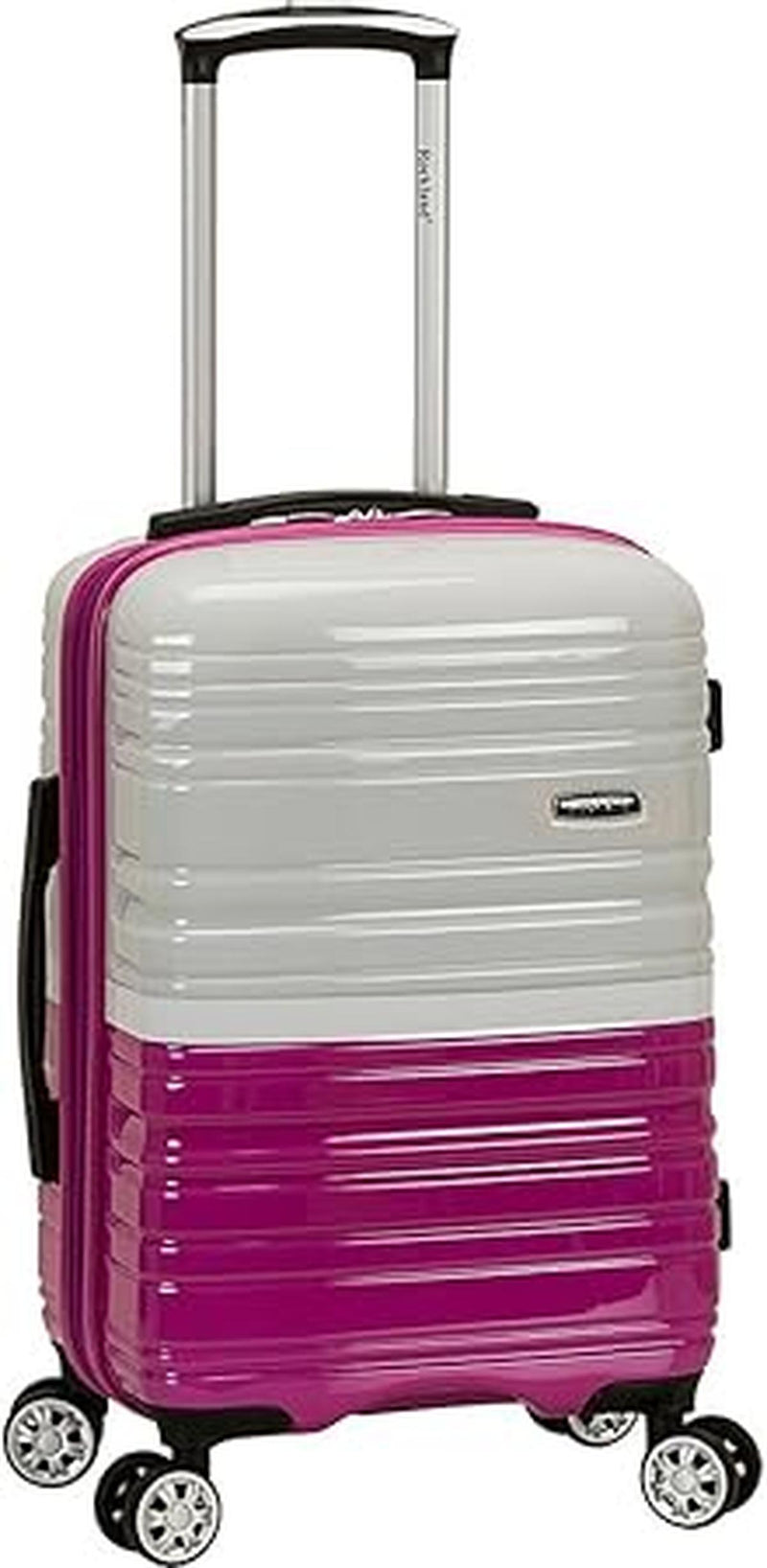 Lightweight Expandable Hard Shell Suitcase With Double Spinner Wheels