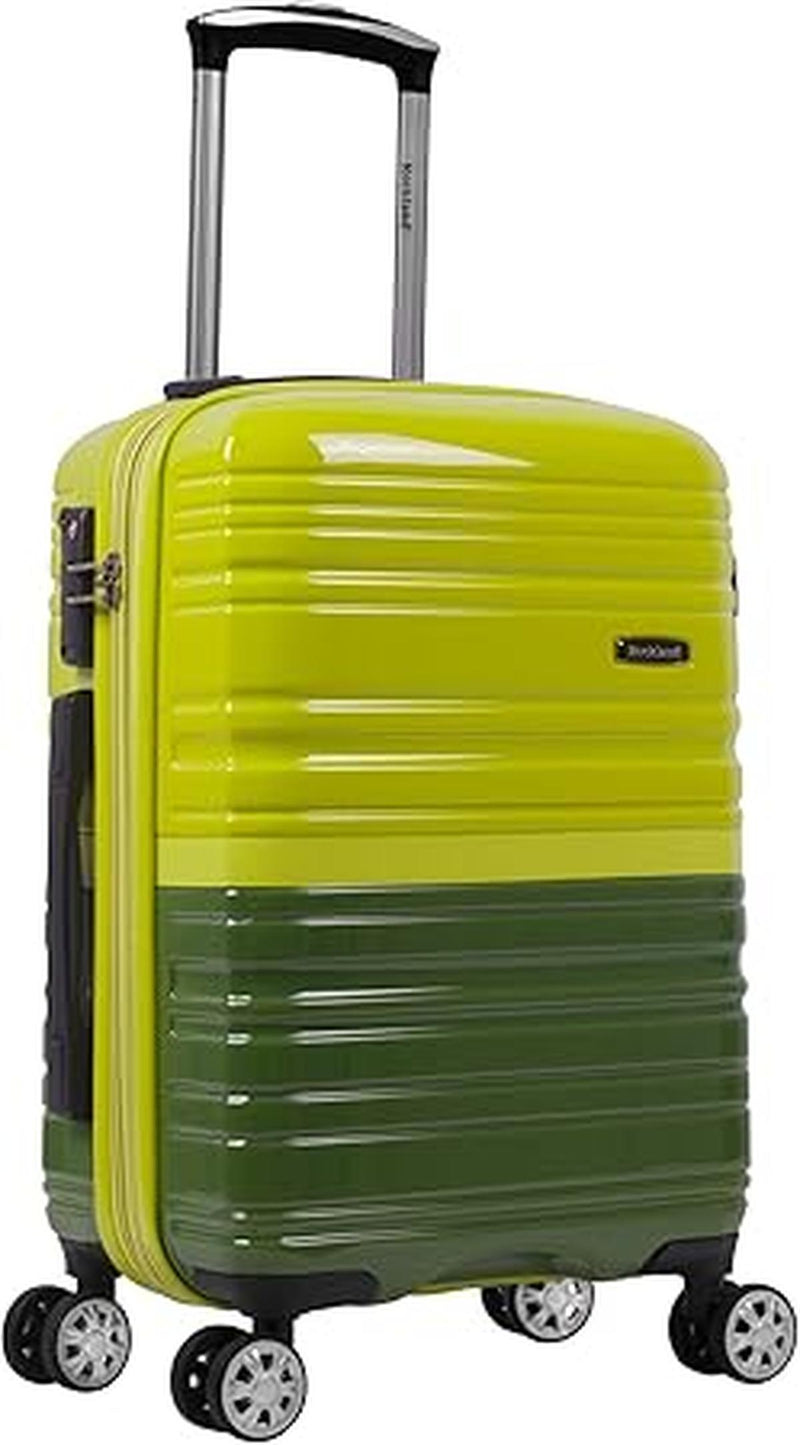 Lightweight Expandable Hard Shell Suitcase With Double Spinner Wheels