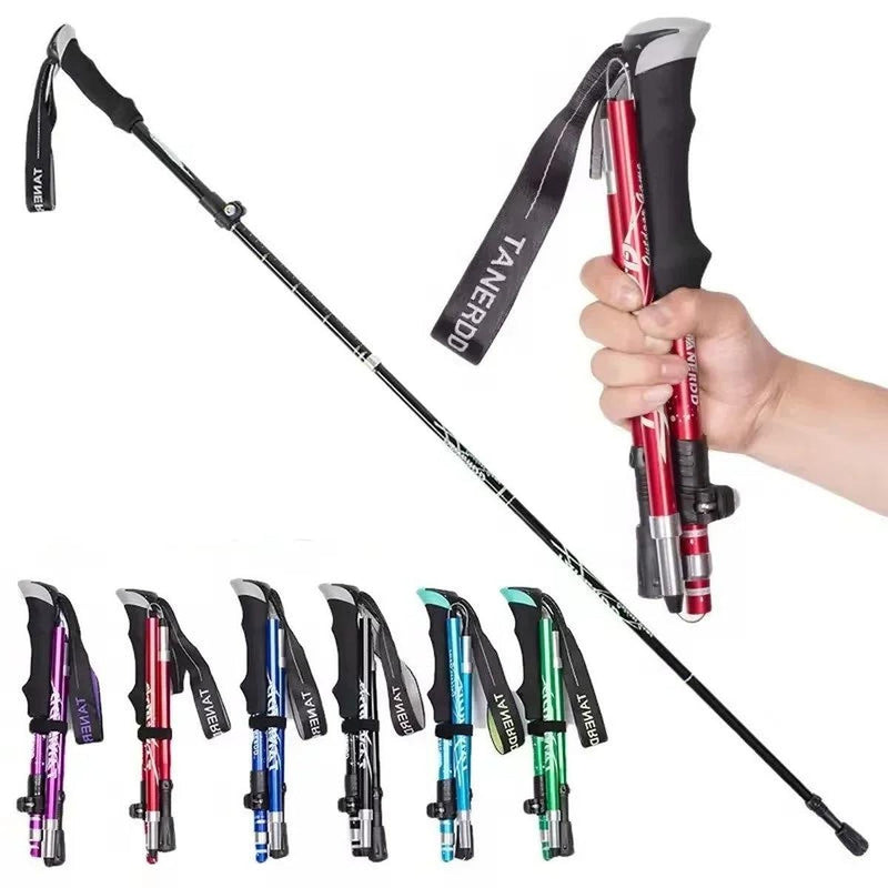 Lightweight Foldable Aluminium Walking Stick for Outdoor and Daily Use