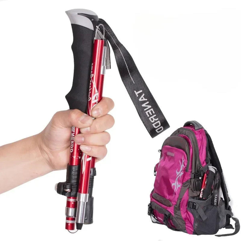 Lightweight Foldable Aluminium Walking Stick for Outdoor and Daily Use