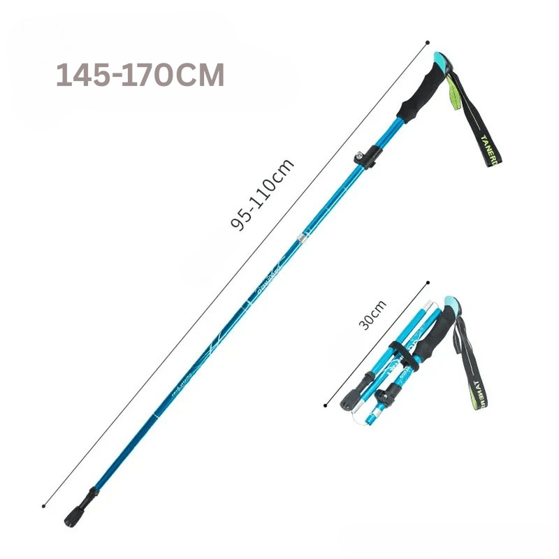 Lightweight Foldable Aluminium Walking Stick for Outdoor and Daily Use