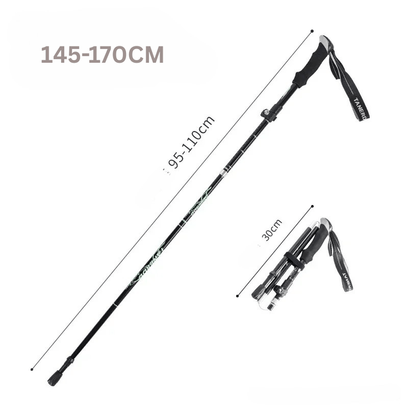 Lightweight Foldable Aluminium Walking Stick for Outdoor and Daily Use