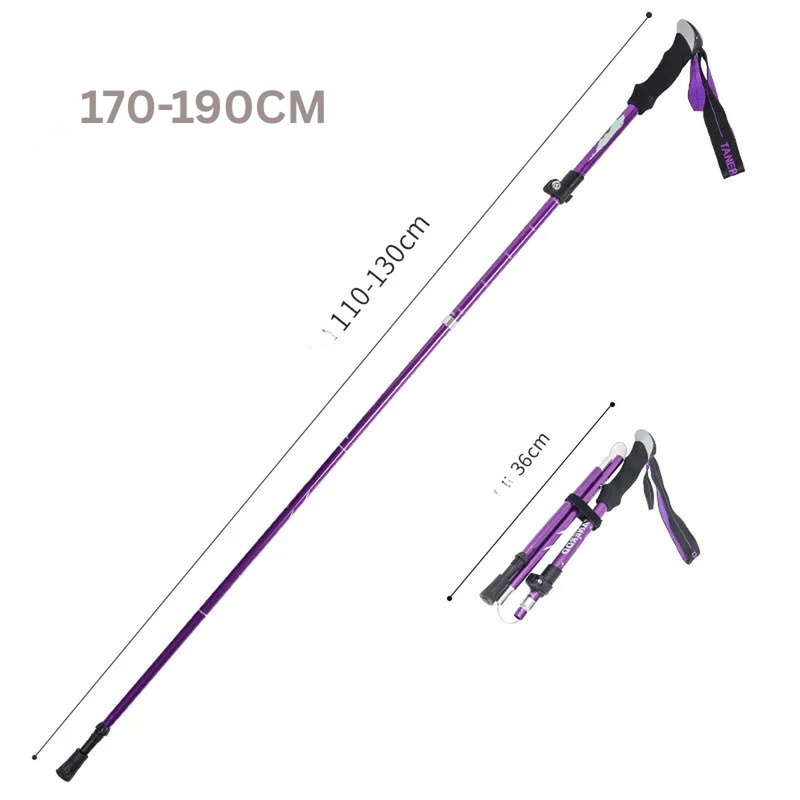Lightweight Foldable Aluminium Walking Stick for Outdoor and Daily Use
