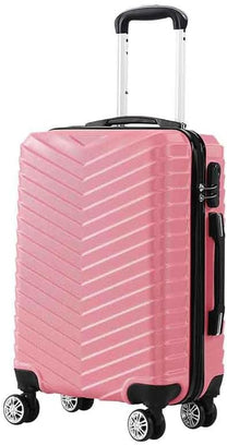 Lightweight Hard Shell Hand Luggage Suitcase With Lock And Spinner Wheels