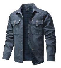 Lightweight Men&#39;s Flannel Jacket