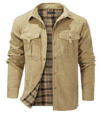 Lightweight Men&#39;s Flannel Jacket