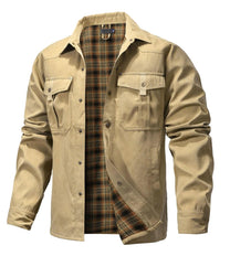 Lightweight Men&#39;s Flannel Jacket