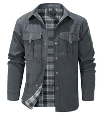 Lightweight Men&#39;s Flannel Jacket