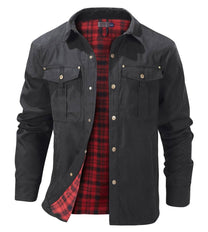 Lightweight Men&#39;s Flannel Jacket