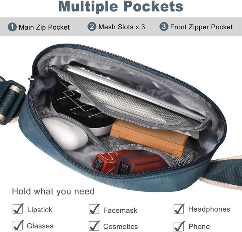 Lightweight Mini Crossbody Waist Bag With Adjustable Strap - Unisex Everyday Use (1+1 Free Offer)