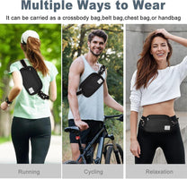 Lightweight Mini Crossbody Waist Bag With Adjustable Strap - Unisex Everyday Use (1+1 Free Offer)