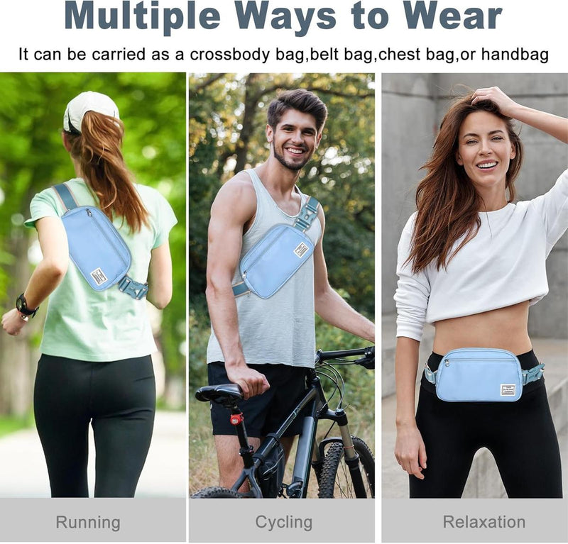 Lightweight Mini Crossbody Waist Bag With Adjustable Strap - Unisex Everyday Use (1+1 Free Offer)