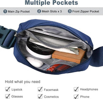 Lightweight Mini Crossbody Waist Bag With Adjustable Strap - Unisex Everyday Use (1+1 Free Offer)