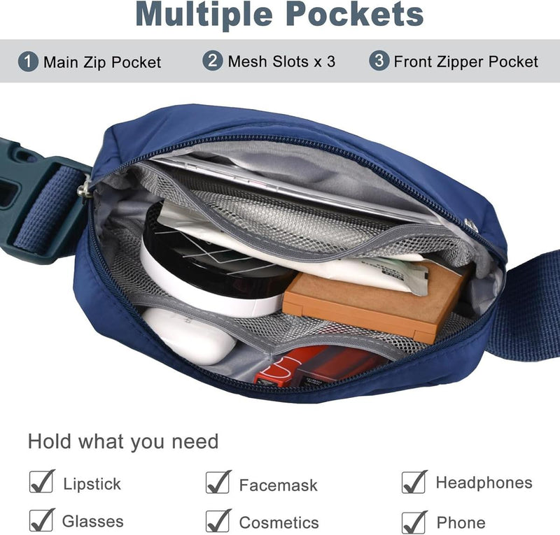 Lightweight Mini Crossbody Waist Bag With Adjustable Strap - Unisex Everyday Use (1+1 Free Offer)