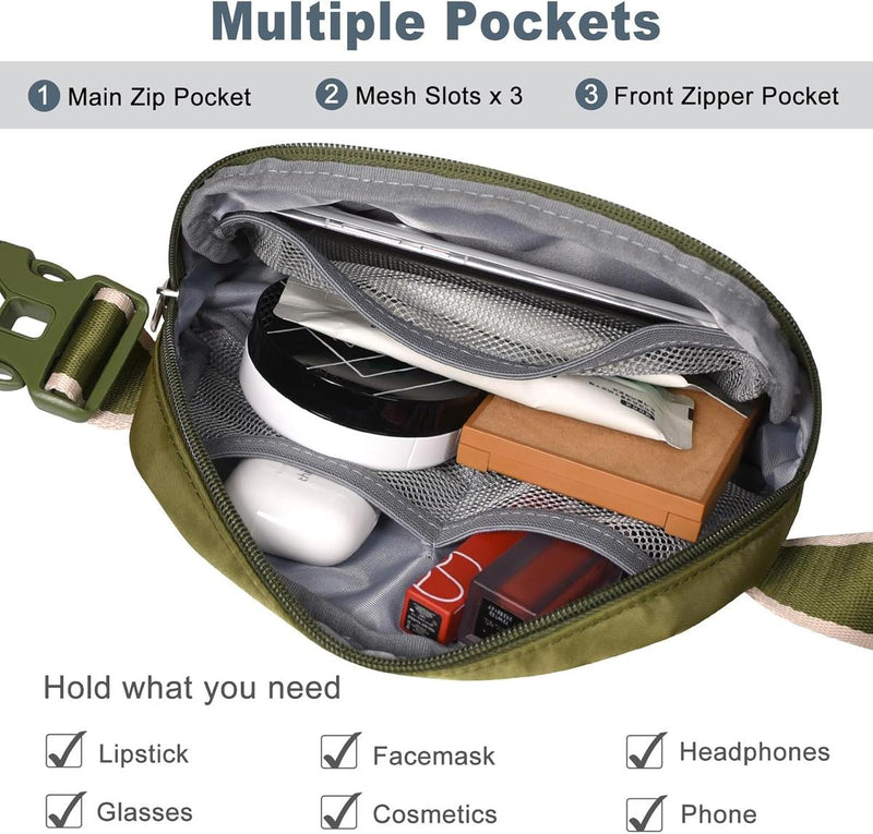 Lightweight Mini Crossbody Waist Bag With Adjustable Strap - Unisex Everyday Use (1+1 Free Offer)