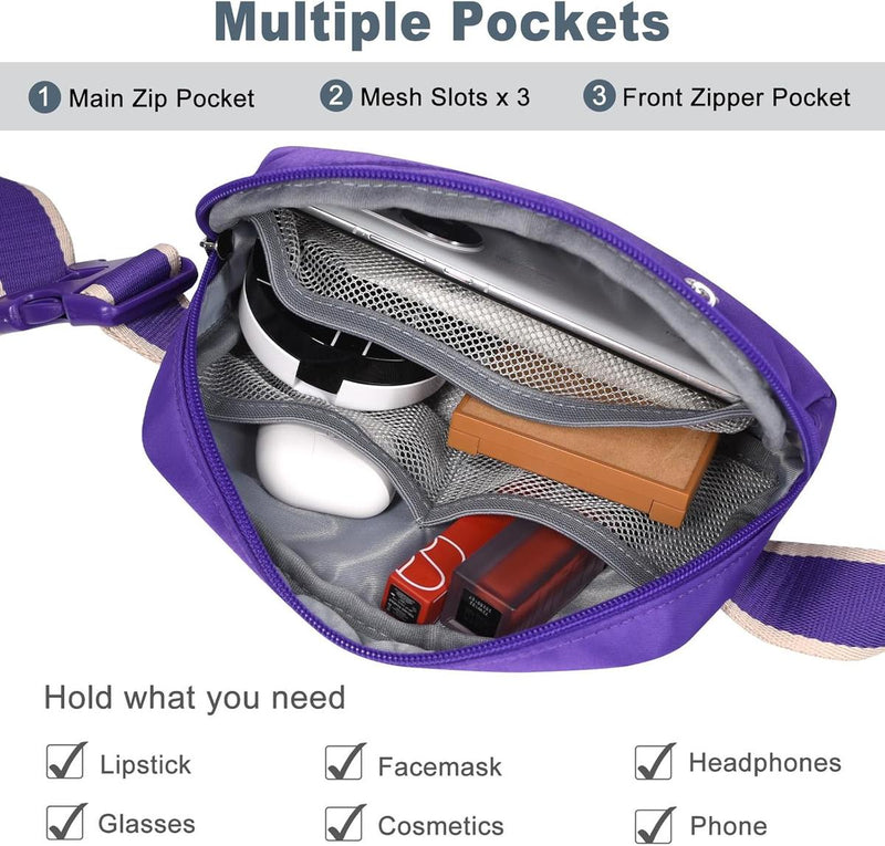 Lightweight Mini Crossbody Waist Bag With Adjustable Strap - Unisex Everyday Use (1+1 Free Offer)
