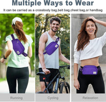 Lightweight Mini Crossbody Waist Bag With Adjustable Strap - Unisex Everyday Use (1+1 Free Offer)