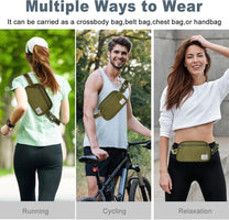 Lightweight Mini Crossbody Waist Bag With Adjustable Strap - Unisex Everyday Use (1+1 Free Offer)