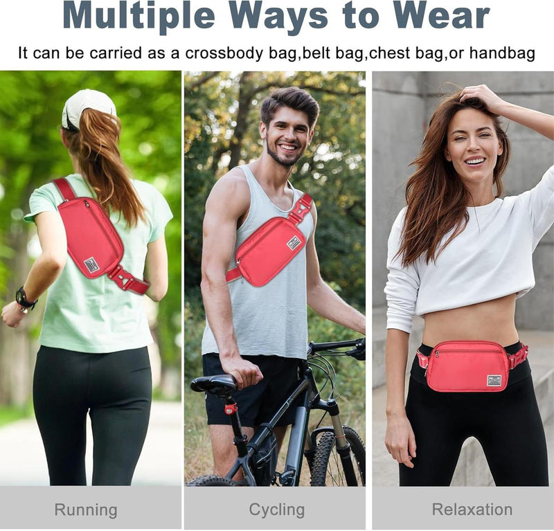 Lightweight Mini Crossbody Waist Bag With Adjustable Strap - Unisex Everyday Use (1+1 Free Offer)