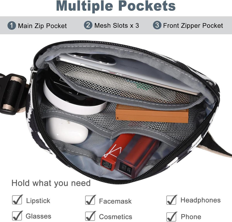 Lightweight Mini Crossbody Waist Bag With Adjustable Strap - Unisex Everyday Use (1+1 Free Offer)