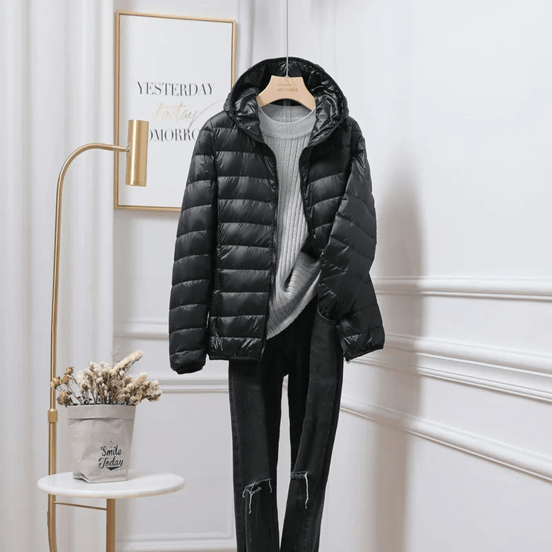 Lightweight Quilted Hooded Puffer Jacket