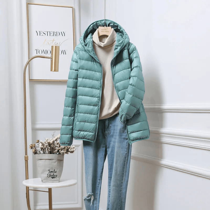 Lightweight Quilted Hooded Puffer Jacket