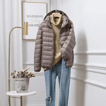 Lightweight Quilted Hooded Puffer Jacket