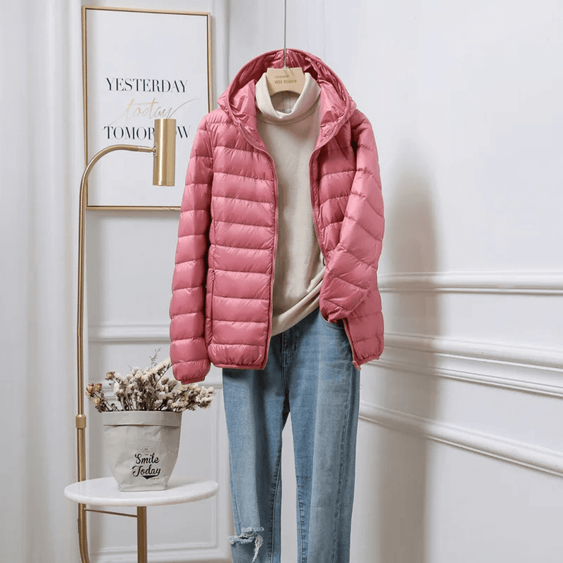 Lightweight Quilted Hooded Puffer Jacket