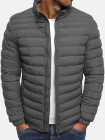 Lightweight Slim Fit Quilted Jacket for Men
