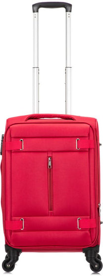 Lightweight Soft-Shell Hand Luggage Suitcase With TSA Lock And 360° Spinner Wheels