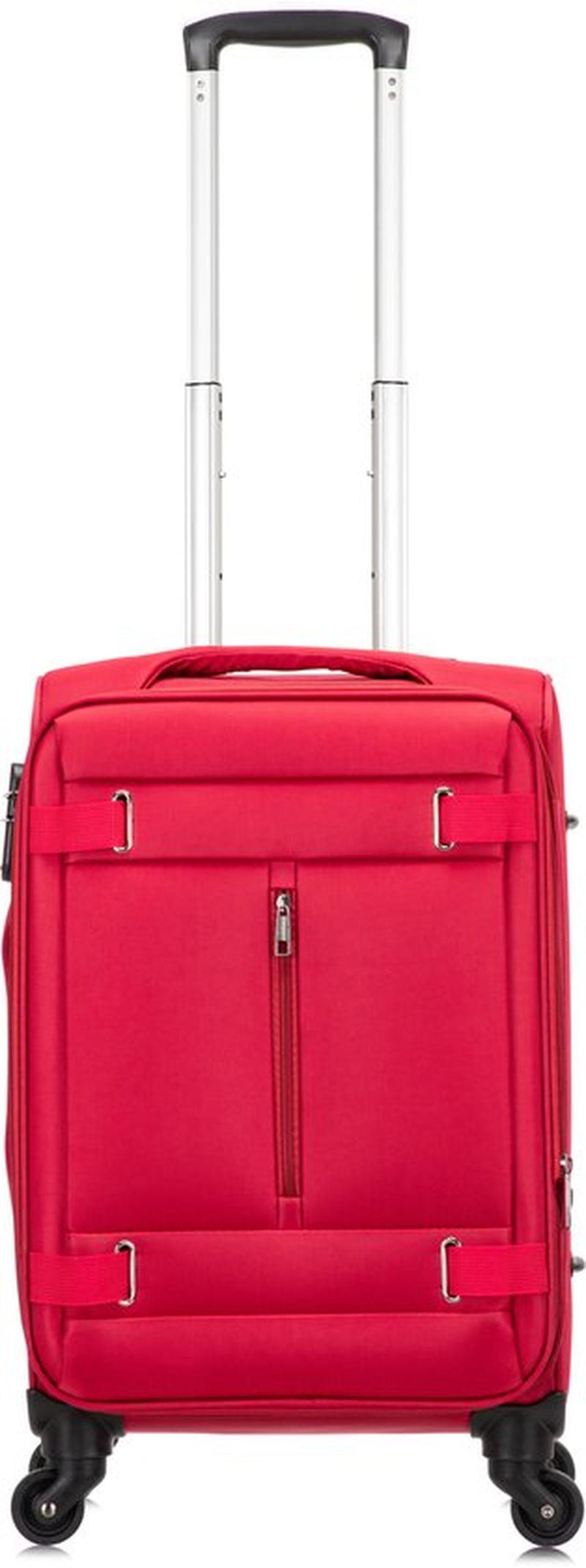 Lightweight Soft-Shell Hand Luggage Suitcase With TSA Lock And 360° Spinner Wheels