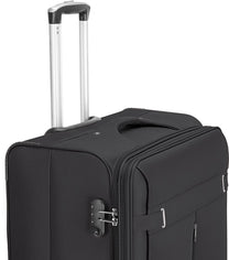 Lightweight Soft-Shell Hand Luggage Suitcase With TSA Lock And 360° Spinner Wheels