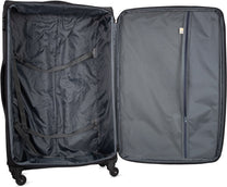 Lightweight Soft-Shell Hand Luggage Suitcase With TSA Lock And 360° Spinner Wheels