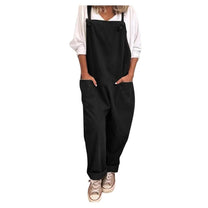 Lightweight Summer Jumpsuit With Adjustable Straps And Pockets