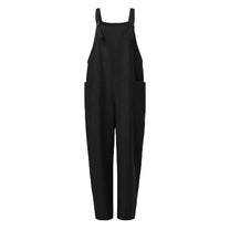 Lightweight Summer Jumpsuit With Adjustable Straps And Pockets