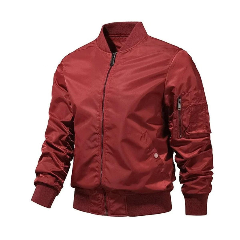 Lightweight Trendy Men&#39;s Bomber Jacket for Autumn