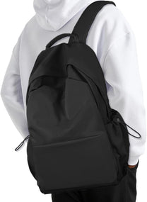 Lightweight Water-Resistant Laptop Backpack With Multiple Compartments - 15.6&quot; Travel Size