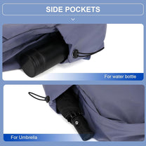 Lightweight Water-Resistant Laptop Backpack With Multiple Compartments - 15.6&quot; Travel Size