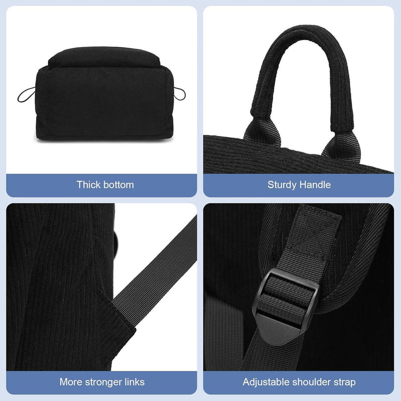 Lightweight Water-Resistant Laptop Backpack With Multiple Compartments - 15.6&quot; Travel Size