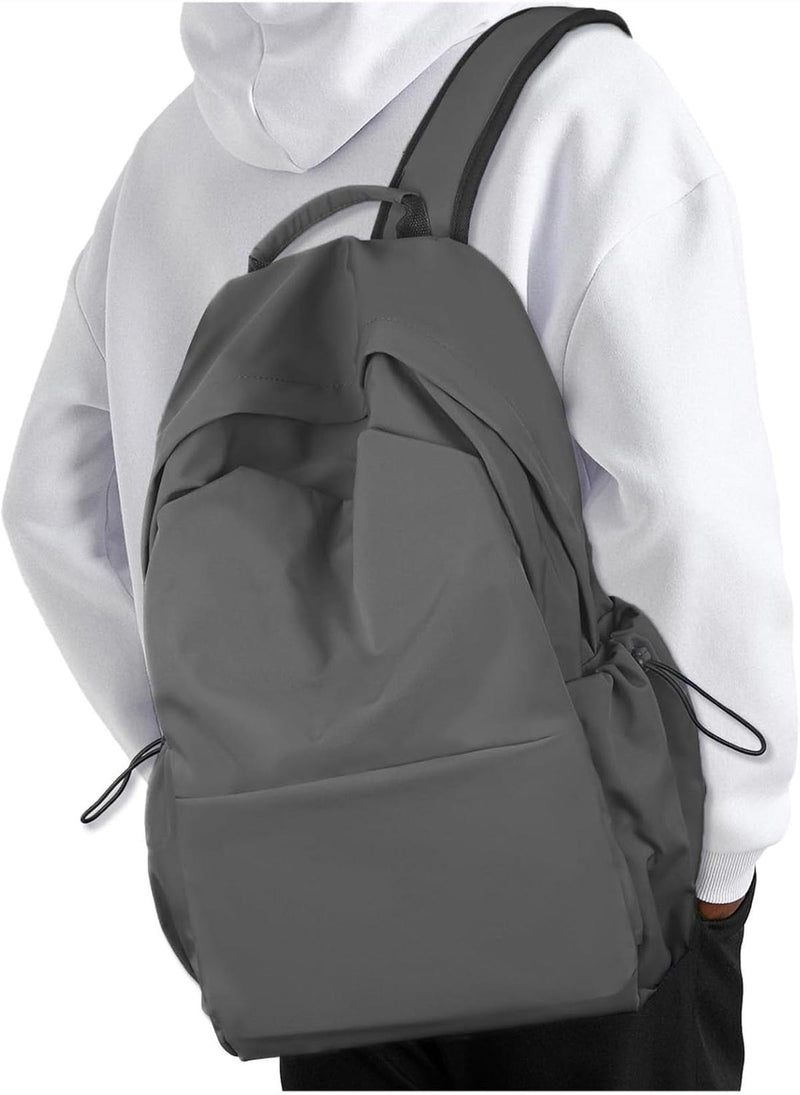 Lightweight Water-Resistant Laptop Backpack With Multiple Compartments - 15.6&quot; Travel Size