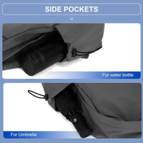 Lightweight Water-Resistant Laptop Backpack With Multiple Compartments - 15.6&quot; Travel Size