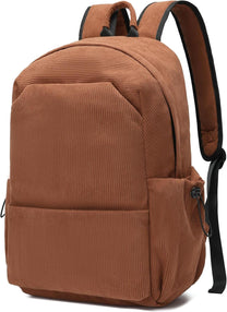 Lightweight Water-Resistant Laptop Backpack With Multiple Compartments - 15.6&quot; Travel Size