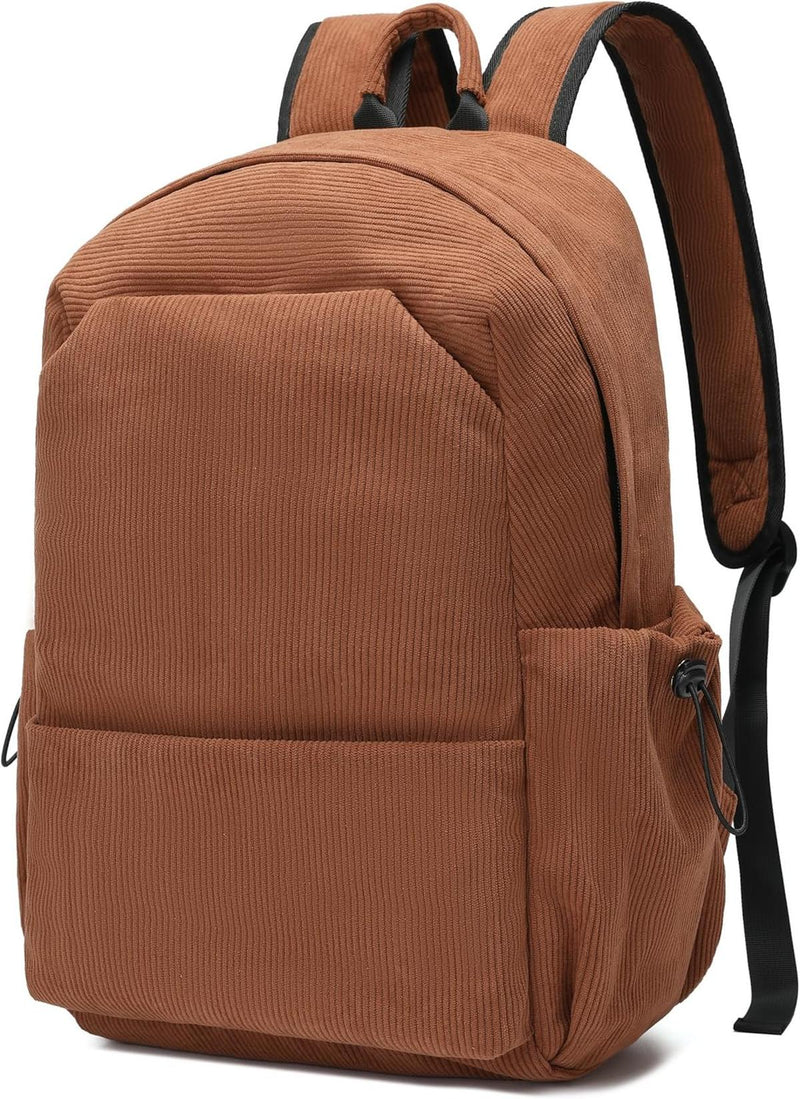 Lightweight Water-Resistant Laptop Backpack With Multiple Compartments - 15.6&quot; Travel Size
