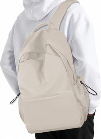 Lightweight Water-Resistant Laptop Backpack With Multiple Compartments - 15.6&quot; Travel Size