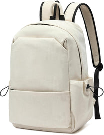 Lightweight Water-Resistant Laptop Backpack With Multiple Compartments - 15.6&quot; Travel Size